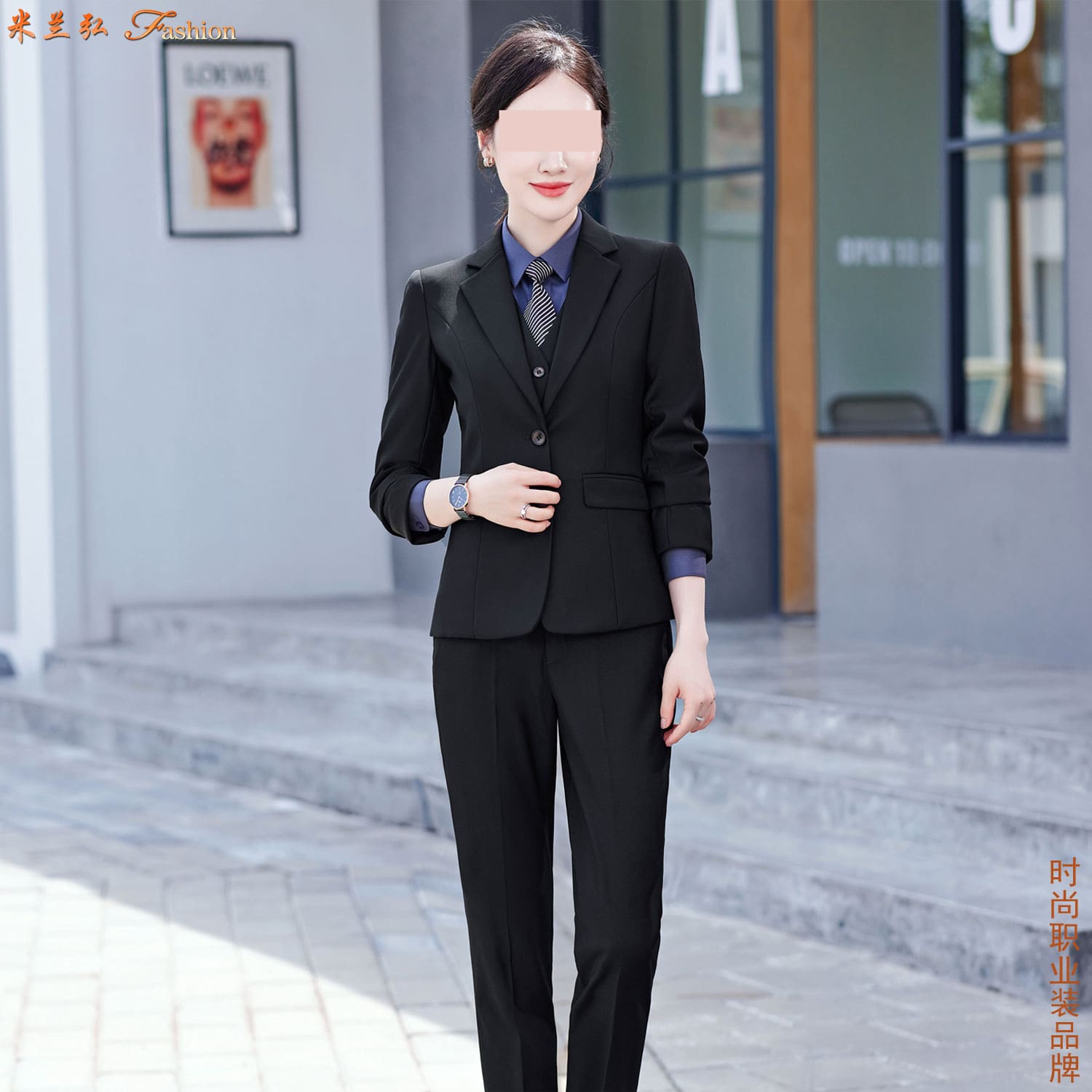 医药集团管理层羊毛西服 洁净区正装工服可印LOGO